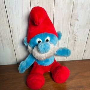 Vintage plush papa‎ Smurf